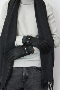 Кожаные перчатки Medicine, черный