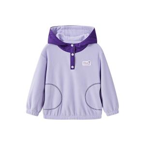 Детская толстовка с капюшоном, средней высоты Disney, фиолетовый