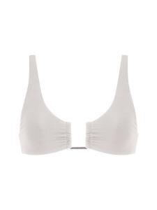 Треугольный бикини-топ Calvin Klein Swimwear Wire, белый