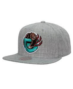 Мужская кепка-кнопка Vancouver Grizzlies Hardwood Classics 2.0 цвета «серый» Mitchell & Ness