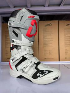 LEATT Внедорожные ботинки для мотоциклетных гонок с регулируемой осью для мужчин и женщин, противоскользящая обувь для езды, оранжевые, размер 45