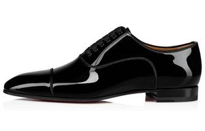 Кристиан Лубутен Клаботинг Грегго Повседневные туфли мужские черные