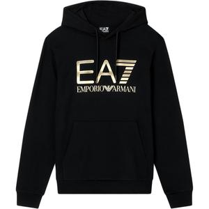 Толстовка Ea7 Logo Cotton EMPORIO ARMANI, черный