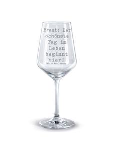 Бокал для красного вина с надписью День свадьбы с надписью в прозрачном виде Mr. & Mrs. Panda