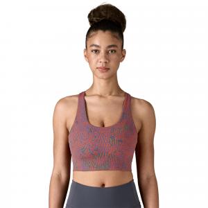 Женский бюстгальтер Maipo Mid Impact Patagonia, Sea Run/Potters Red