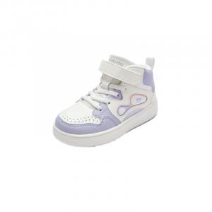 Детские скейтерские кроссовки Kids BALABALA, белый/фиолетовый