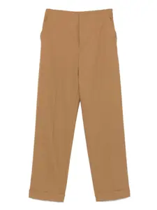 Брюки с манжетами Alberta Ferretti, нейтральный