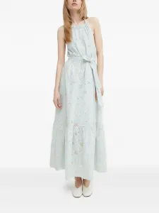 Платье макси Woodbine BB Kaia с вышивкой Bruuns Bazaar, синий