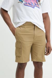 Хлопковые шорты Karl Kani, коричневый