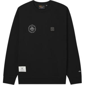 Свитшот мужской Alpha Industries, черный