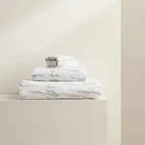 Хлопково-льняное банное полотенце 600 гр/м2 Stratus Graccioza, белый