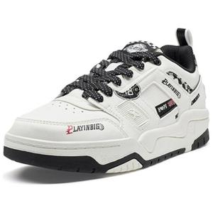 XTEP Низкие противоскользящие износостойкие кроссовки для скейтбординга, мужские, белые, черные