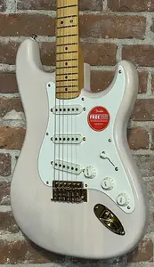 Squier FSR Classic Vibe '50s Stratocaster White Blonde, золотая фурнитура, ограниченный выпуск, эксклюзивно в магазине Indie Music - покупайте здесь!
