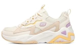 Кроссовки женские D"LITES HYPER BURST Chunky с низким верхом бежевого цвета Skechers