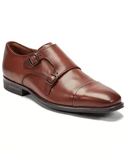 Мужские туфли Charles с двойной пряжкой Kenneth Cole New York, коричневый