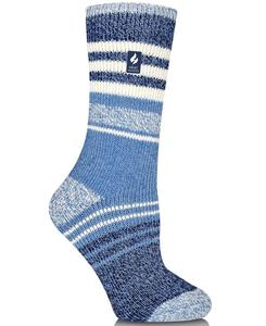 Женские полосатые носки Chloe Heat Holders, Deep Blue