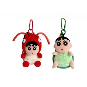 Кукла плюшевый брелок crayon shin chan shinnosuke nohara милая трансформация высота 10см MENGMENGBUNNY