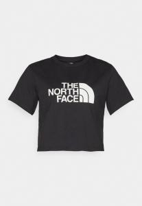 Принт на футболке CROPPED EASY TEE The North Face, черный