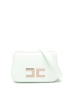 Сумка через плечо с логотипом Elisabetta Franchi La Mia Bambina, зеленый