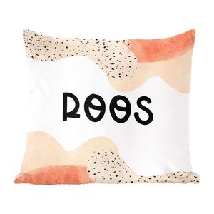 Декоративная подушка MuchoWow, диванная подушка, декоративная подушка для гостиной, 60 х 60 см, роза, пастель, девочка, чехол на подушку, хлопчатобумажная ткань, декоративные чехлы на подушки