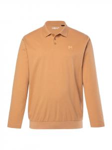 Рубашка-поло Men Plus, светло-коричневый