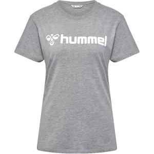 Футболка с логотипом hmlgo 2.0, женская, с короткими рукавами Hummel, серый