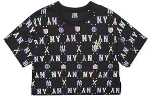 Женская черная бейсбольная майка