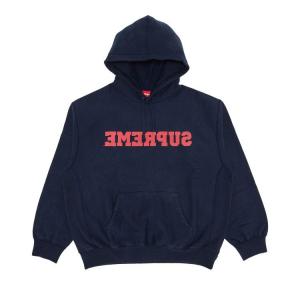 Толстовка Supreme Reverse Hooded Sweatshirt, Navy