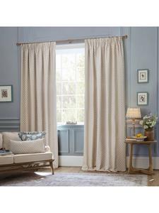 Hutton парные утепленные шторы с карандашной складкой Sanderson, Linen