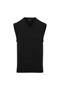 Вязаный жилет-свитер без рукавов Premier, черный