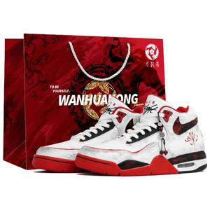 Nike Легендарные баскетбольные кроссовки Flight Legacy Vintage Unisex Mid top Red/Black