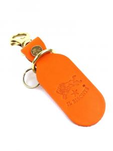 Кожаный брелок с логотипом Il Bisonte