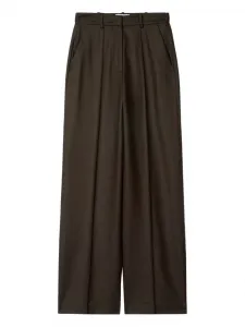 Плиссированные брюки Eric Bompard, коричневый