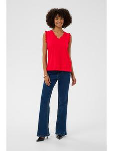 CULTURE Блузка без рукавов CUlia, стандартный крой, цвет Racing Red