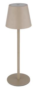 Настольная лампа Globo песочного цвета диаметр/высота: 11,5/36 см