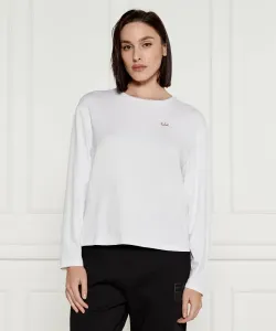 Блуза Loose fit Ea7, белый