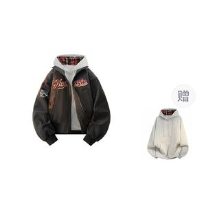 Пуховик Unisex с воротником стойкой утепленный HUANQIU, черный[90% duck down](comes with plaid sweatshirt)