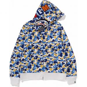 Бейп сторе шанхай отдельный акула полная молния худи A BATHING APE, желтый