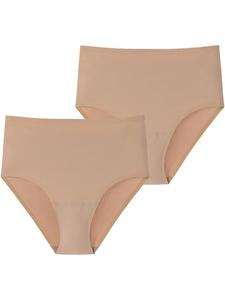 Трусы макси невидимые мягкие Schiesser, бежевый