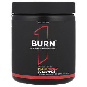 Rule One Proteins, Burn , Thermo Weight Management, персик и манго, 210 г (7,41 унции)