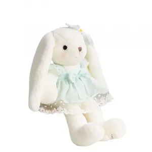 Плюшевая кукла Cartoon Princess Dress Bunny высотой 40см/50см Mr. Toy, зеленый