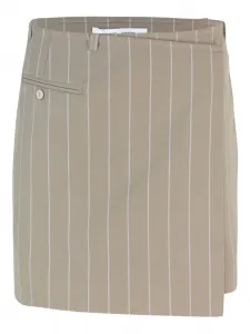 Юбка мини в тонкую полоску Samsoe Samsoe, коричневый