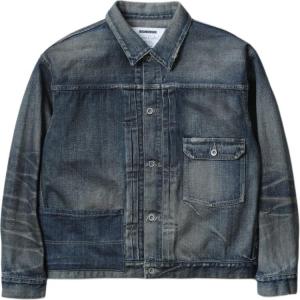 Джинсовая куртка в стиле пэчворк NEIGHBORHOOD, индиго