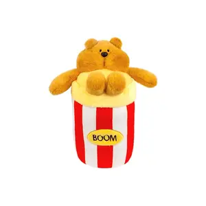 KUMAOYA Плюшевая кукла Bear and Rabbit Ice Cream Popcorn подвесная 14cm/28cm/36cm высота