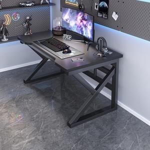 Компьютерный стол Naijia 80 см для гейминга и учебы, цвет Sesame Black с черной рамой