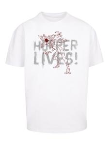 Рубашка F4NT4STIC Stranger Things Hoppers Live Netflix TV Series, белый