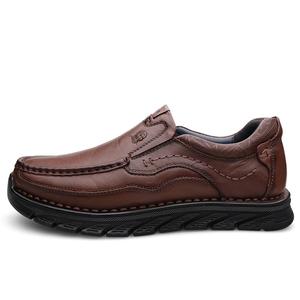 LAORENTOU Мужские повседневные туфли мужские низкие топы коричневые, цвет Brown