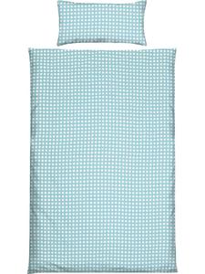 Постельное белье из хлопчатобумажного полотна Kronach синего цвета Erwin Müller, 135x220 см (80x80 см)