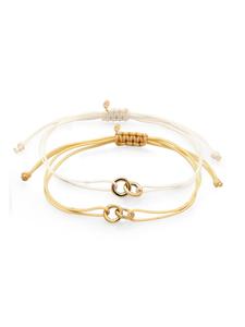 Elli Браслет в виде знака бесконечности из серебра 925 пробы, белый круг