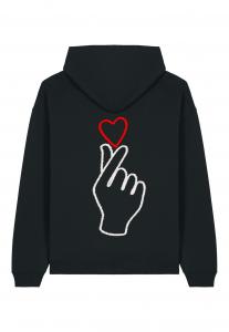 Толстовка SARANGHAE BACK PRINT UNISEX HEAVYWEIGHT - Hoodie Mira Paris, черный